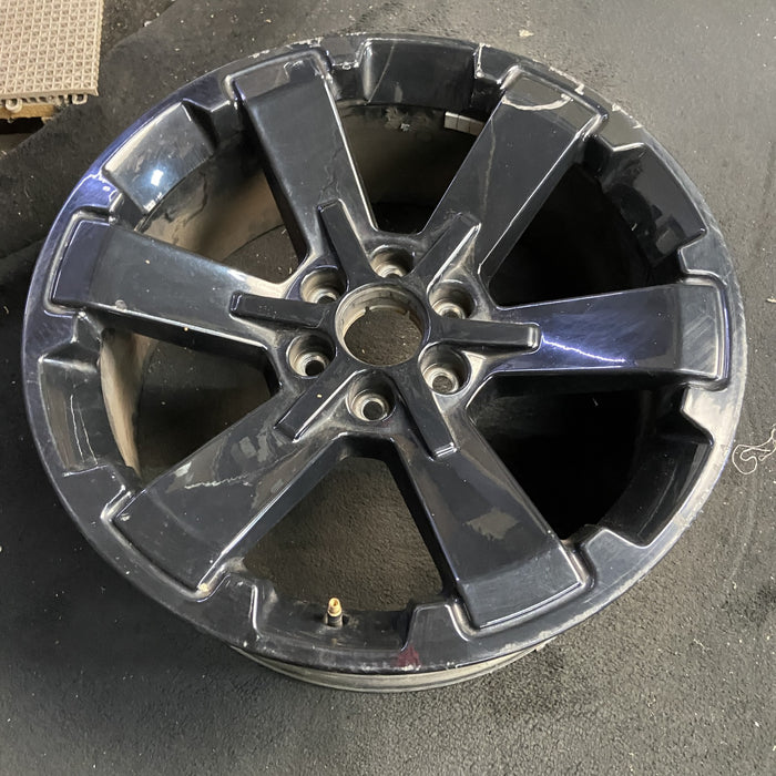22" ESCALADE 15-20 22x9, 6 spoke, single, Original OEM Wheel Rim - BLACK - View 7