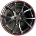 20" CIVIC 17-20 20x8.5 , Original OEM Wheel Rim - BLACK - Front View