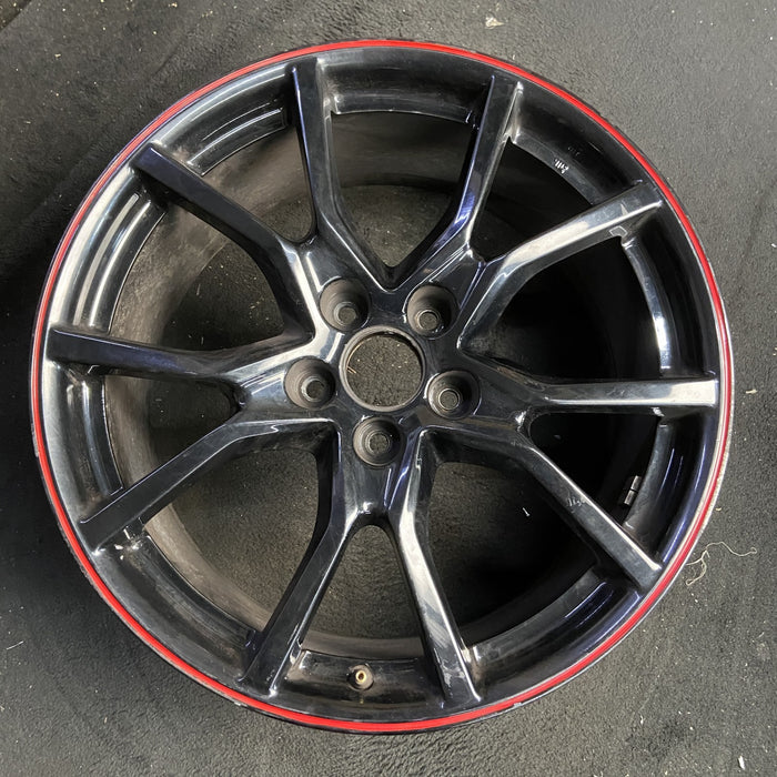 20" CIVIC 17-20 20x8.5 , Original OEM Wheel Rim - BLACK - Additional View