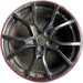 20" CIVIC 17-20 20x8.5 , Original OEM Wheel Rim - BLACK - Front View