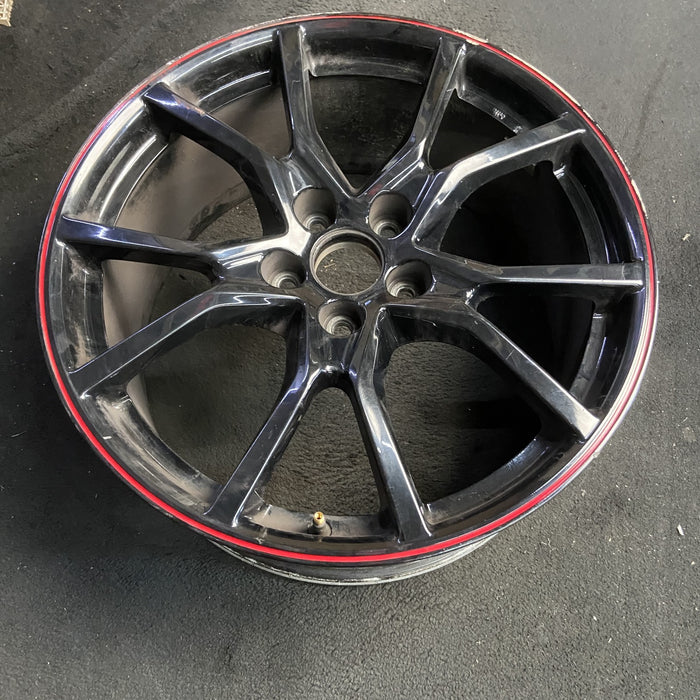 20" CIVIC 17-20 20x8.5 , Original OEM Wheel Rim - BLACK - View 7