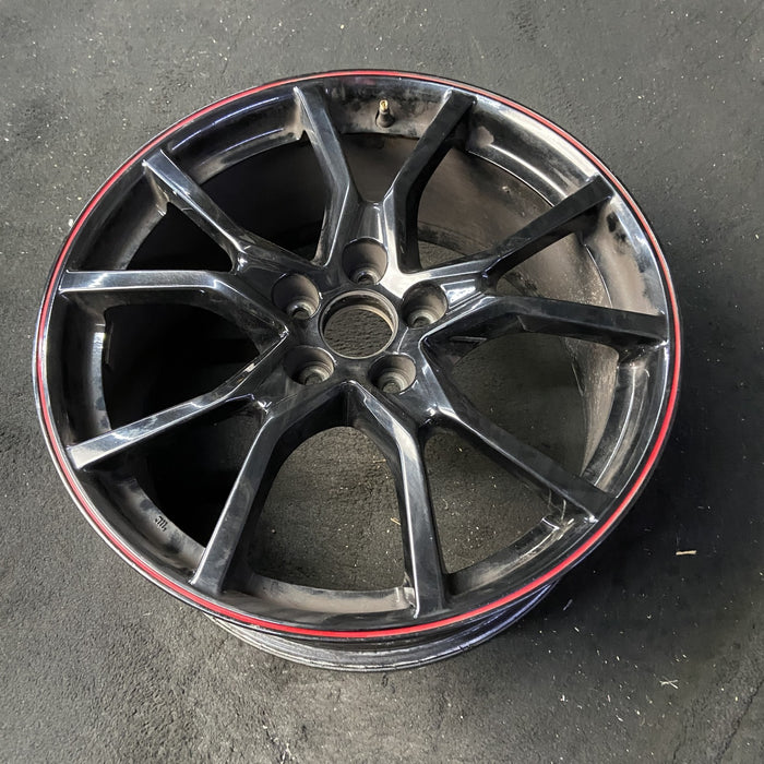 20" CIVIC 17-20 20x8.5 , Original OEM Wheel Rim - BLACK - View 8