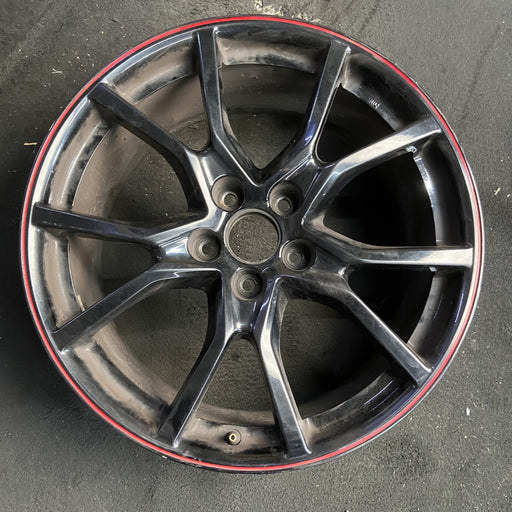 20" CIVIC 17-20 20x8.5 , Original OEM Wheel Rim - BLACK - Additional View