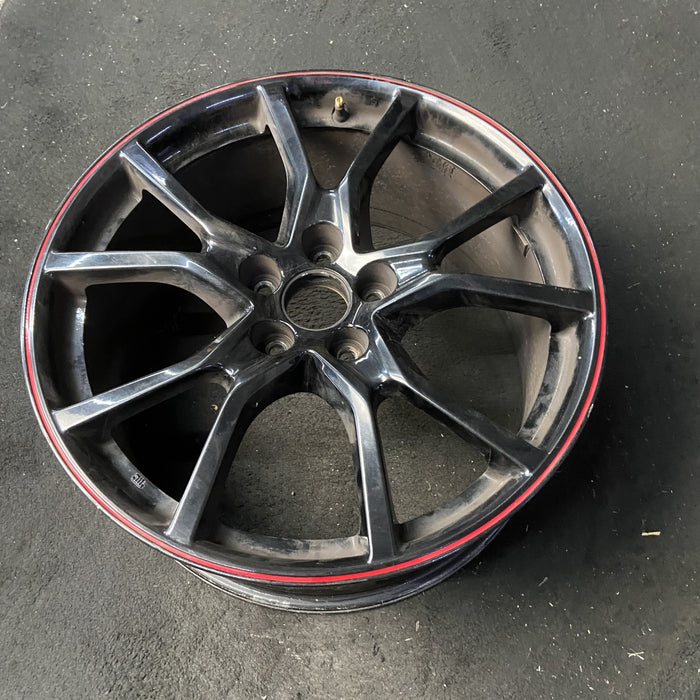 20" CIVIC 17-20 20x8.5 , Original OEM Wheel Rim - BLACK - View 8
