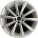 18" 640i GT 18-19 18x8, 5 spoke, Original OEM Wheel Rim - SILVER - Front View