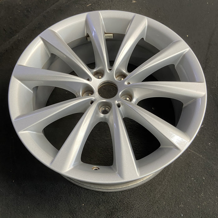 18" 640i GT 18-19 18x8, 5 spoke, Original OEM Wheel Rim - SILVER - View 7