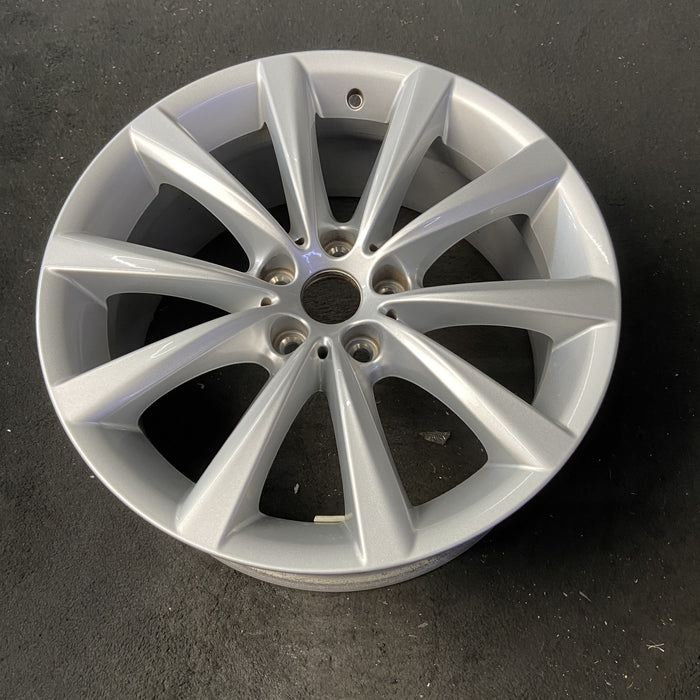 18" 640i GT 18-19 18x8, 5 spoke, Original OEM Wheel Rim - SILVER - View 8