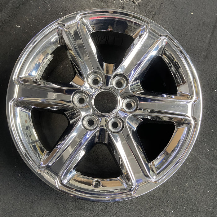18" FORD F150 PICKUP 24-26 18x7.5, Original OEM Wheel Rim - CHROME - Additional View