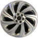 22" NAVIGATOR 23-24 22x9.5, , 9 spoke Original OEM Wheel Rim - MACHINED GREY - Front View
