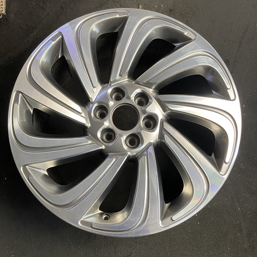 22" NAVIGATOR 23-24 22x9.5, , 9 spoke Original OEM Wheel Rim - MACHINED GREY - Additional View