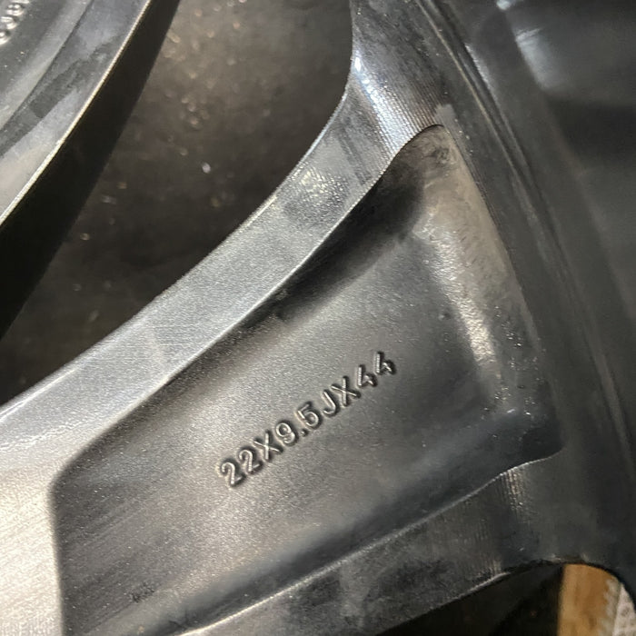 22" NAVIGATOR 23-24 22x9.5, , 9 spoke Original OEM Wheel Rim - MACHINED GREY - View 10