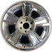 20" AVALANCHE 1500 09-10 20x8.5, 5 spoke, covered lug nuts, grooved spoke - Front View