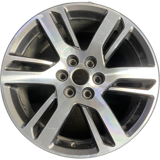 20" EXPEDITION 22-24 20x8.5, , slotted spoke Original OEM Wheel Rim - MACHINED - Front View