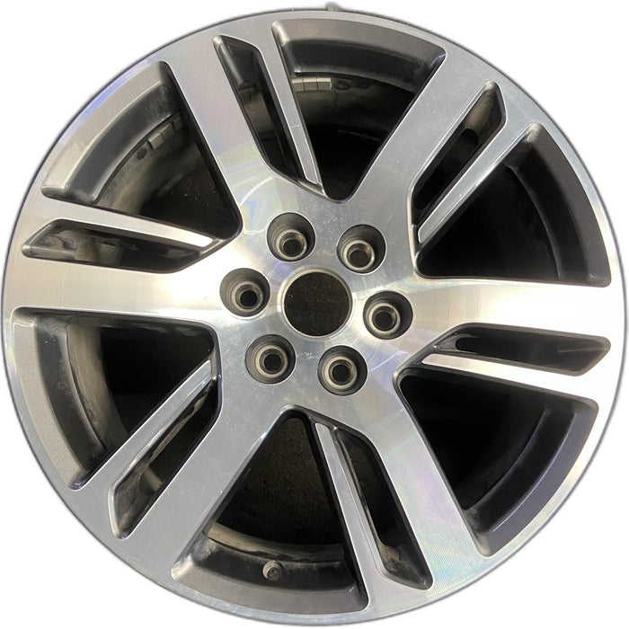 20" EXPEDITION 22-24 20x8.5, , slotted spoke Original OEM Wheel Rim - MACHINED - Front View