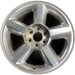20" AVALANCHE 1500 07 20x8.5, 5 spoke, covered lug nuts, w/o groove in spoke; - Front View