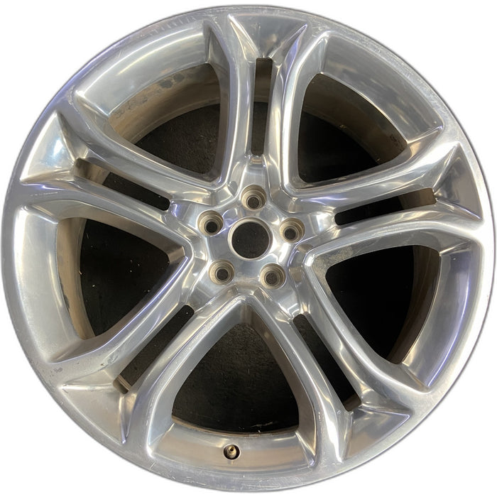 22" MKX 13-15 22x9 Original OEM Wheel Rim - POLISHED - Front View