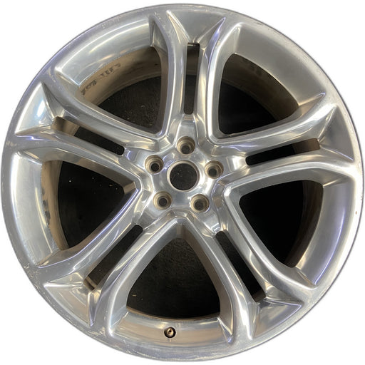 22" MKX 13-15 22x9 Original OEM Wheel Rim - POLISHED - Front View