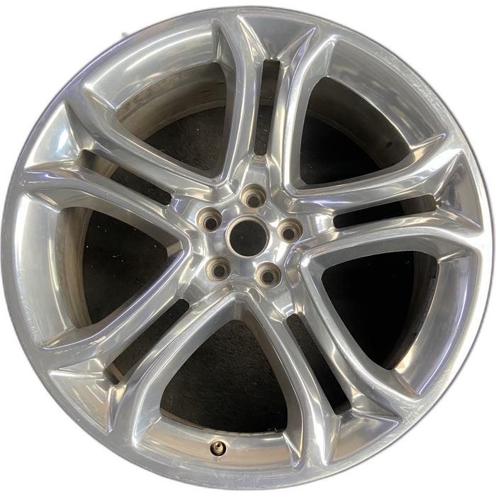 22" MKX 13-15 22x9 Original OEM Wheel Rim - POLISHED - Front View