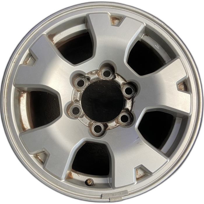 16" TACOMA 05-11 16x7, alloy, 5 spoke Original OEM Wheel Rim - Front View