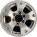 16" TACOMA 05-11 16x7, alloy, 5 spoke Original OEM Wheel Rim - Front View