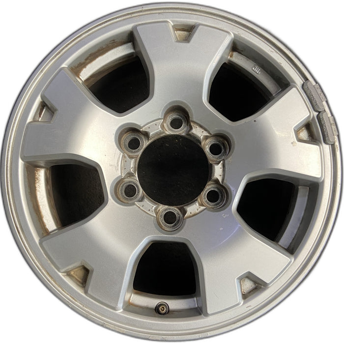 16" TACOMA 05-11 16x7, alloy, 5 spoke Original OEM Wheel Rim - Front View