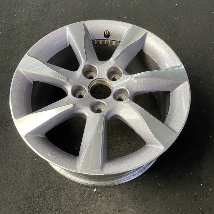 17" TL 12-14 17x8 Original OEM Wheel Rim - MACHINED SILVER - View 8