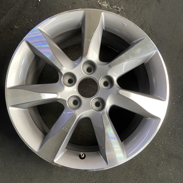 17" TL 12-14 17x8 Original OEM Wheel Rim - MACHINED SILVER - Additional View