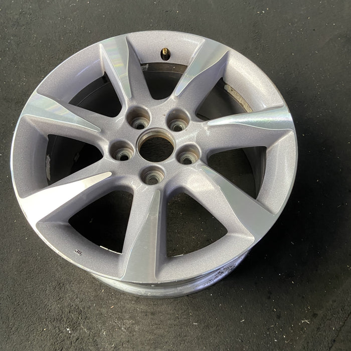 17" TL 12-14 17x8 Original OEM Wheel Rim - MACHINED SILVER - View 8