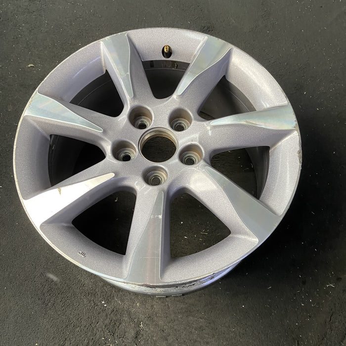 17" TL 12-14 17x8 Original OEM Wheel Rim - MACHINED SILVER - View 8