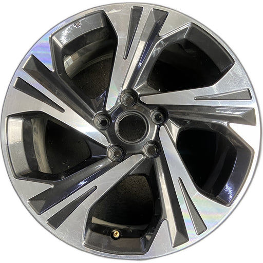 17" XV CROSSTREK 24-26 17x7 , , angled spoke, face with pockets Original OEM - Front View