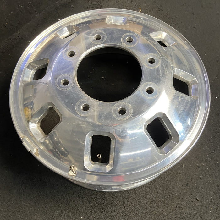 18" SIERRA 3500 PICKUP 24 DRW, 18x6.5, front Original OEM Wheel Rim - POLISHED - View 7