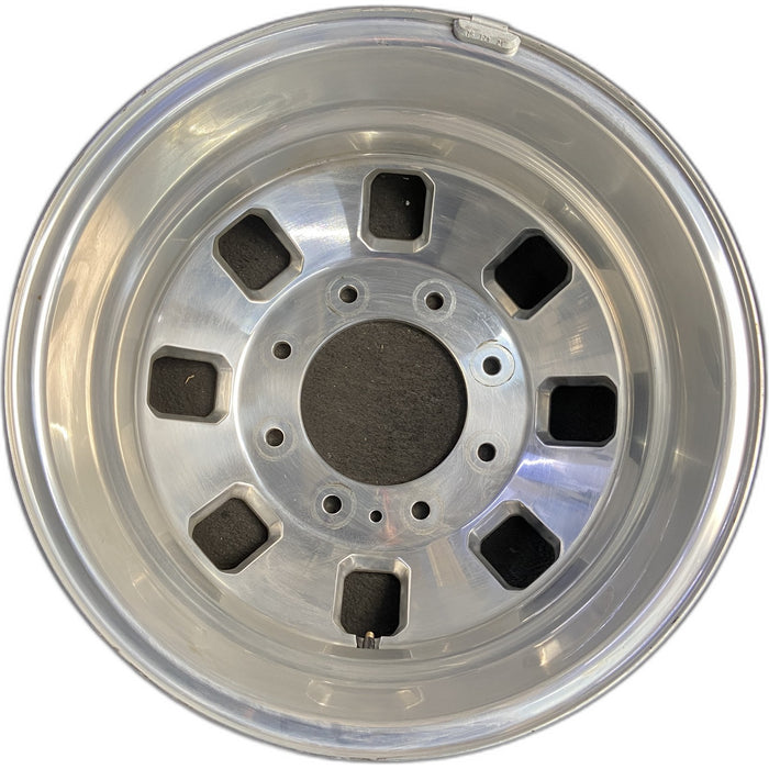 18" SIERRA 3500 PICKUP 24 DRW, 18x6.5, rear, outer Original OEM Wheel Rim - - Front View