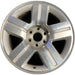 20" AVALANCHE 1500 07 20x8.5, 5 spoke, covered lug nuts, w/groove in spoke - Front View