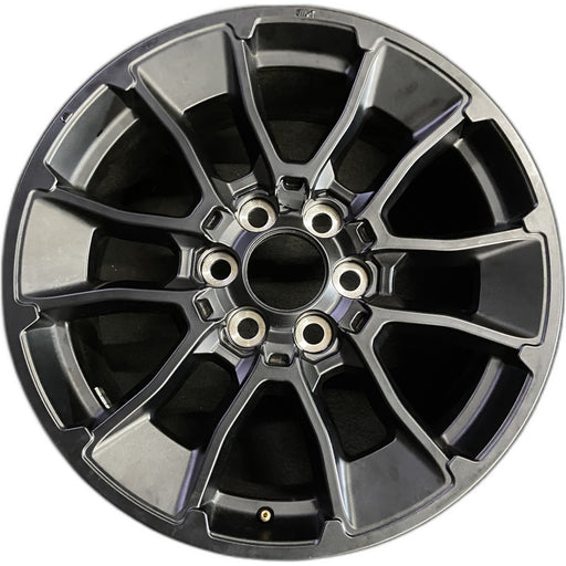20" SEQUOIA 24-26 20x8, 6 Y spoke, Original OEM Wheel Rim - BLACK - Front View