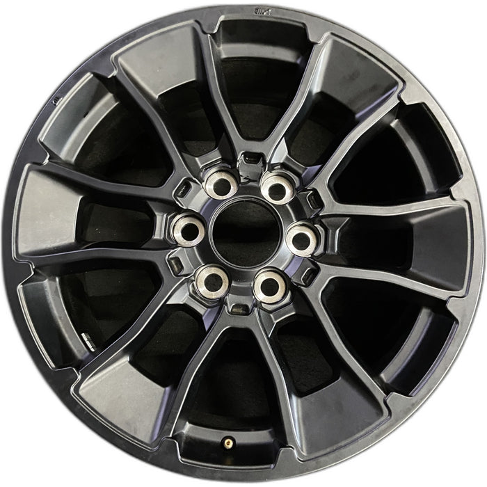 20" SEQUOIA 24-26 20x8, 6 Y spoke, Original OEM Wheel Rim - BLACK - Front View