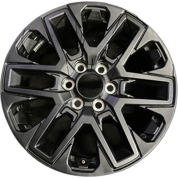 20" SEQUOIA 23-26 20x8, open spoke , Original OEM Wheel Rim - BLACK - Front View