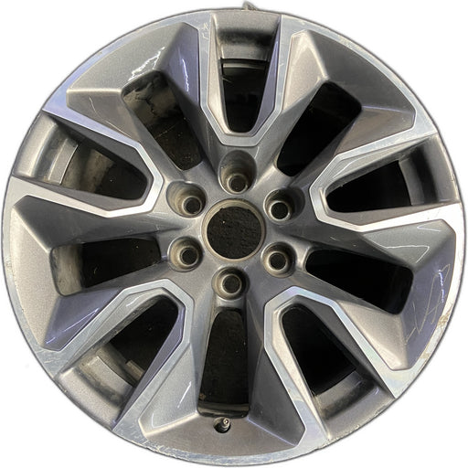 20" SIERRA 1500 PICKUP 19 , 20x9, 10 spoke, opt RD4 Original OEM Wheel Rim - - Front View