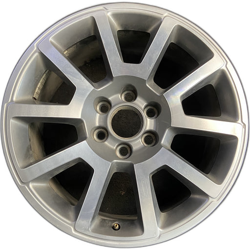 20" SIERRA 1500 PICKUP 16 20x9, 10 spoke, ultra bright Original OEM Wheel Rim - - Front View
