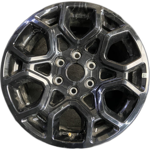 18" FORD F150 PICKUP 21 18x8.5, , , U spoke Original OEM Wheel Rim - BLACK - Front View