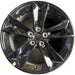 18" MUSTANG 24-26 18x8.5, Original OEM Wheel Rim - BLACK - Front View