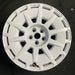 19" MUSTANG 26 19x9, 10 spoke, slotted spoke Original OEM Wheel Rim - WHITE - Additional View