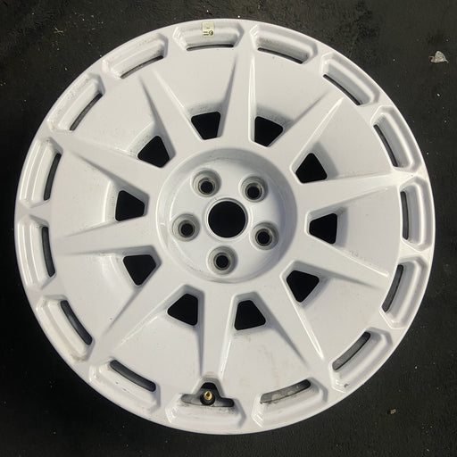 19" MUSTANG 26 19x9, 10 spoke, slotted spoke Original OEM Wheel Rim - WHITE - Additional View