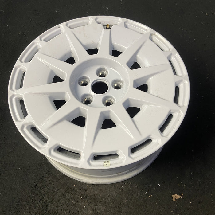 19" MUSTANG 26 19x9, 10 spoke, slotted spoke Original OEM Wheel Rim - WHITE - View 8