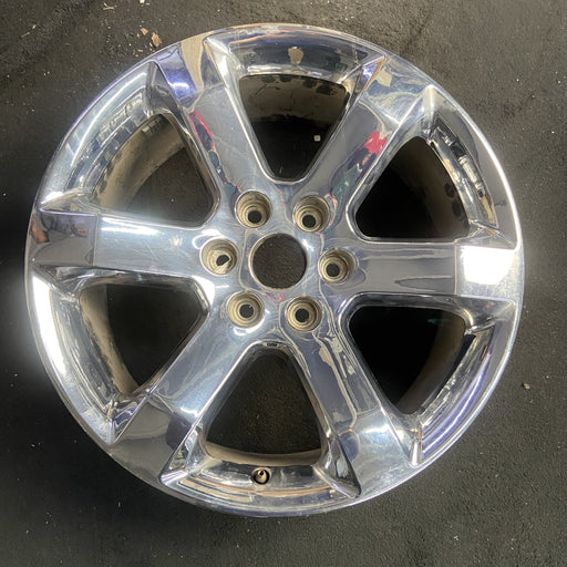 20" FORD F150 PICKUP 21-23 20x8.5, 6 spoke, Original OEM Wheel Rim - CHROME - Additional View