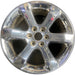 20" FORD F150 PICKUP 21-23 20x8.5, 6 spoke, Original OEM Wheel Rim - CHROME - Front View