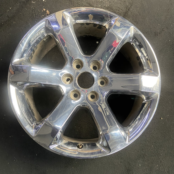 20" FORD F150 PICKUP 21-23 20x8.5, 6 spoke, Original OEM Wheel Rim - CHROME - Additional View