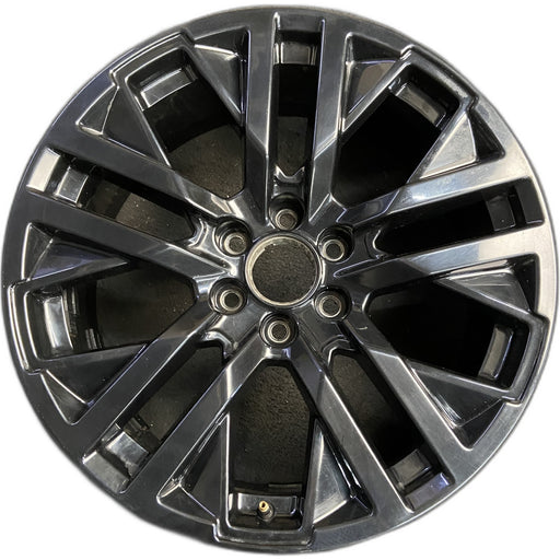 22" SIERRA 1500 PICKUP 19 , 22x9, 10 spoke, opt SGM Original OEM Wheel Rim - - Front View