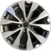 18" LEGACY 17 18x7 , inlay Original OEM Wheel Rim - MACHINED GREY - Front View