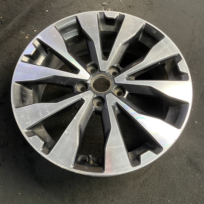 18" LEGACY 17 18x7 , inlay Original OEM Wheel Rim - MACHINED GREY - View 7