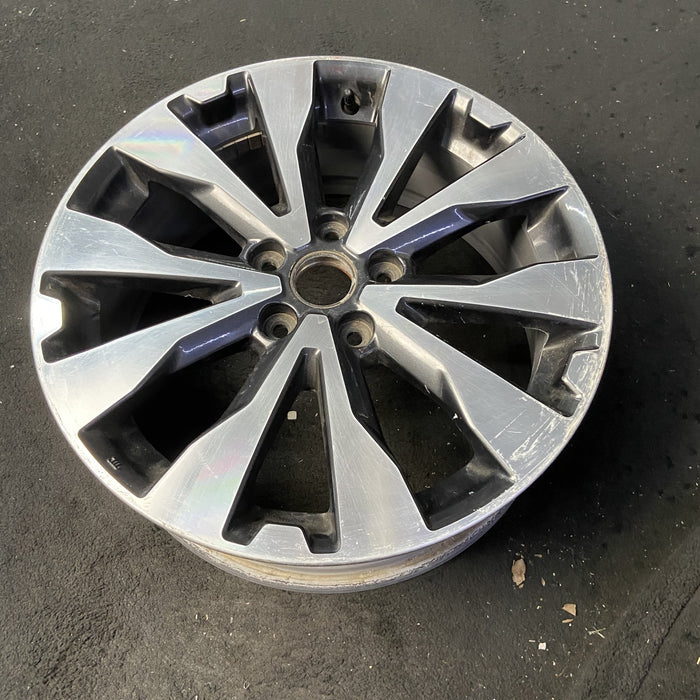 18" LEGACY 17 18x7 , inlay Original OEM Wheel Rim - MACHINED GREY - View 8